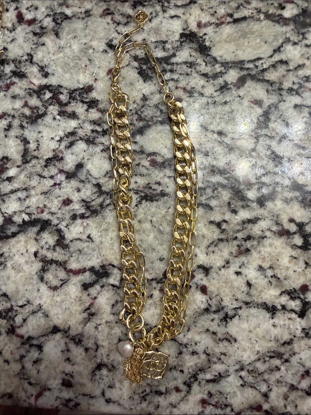 Kendra Scott Everleigh multi chain necklace
